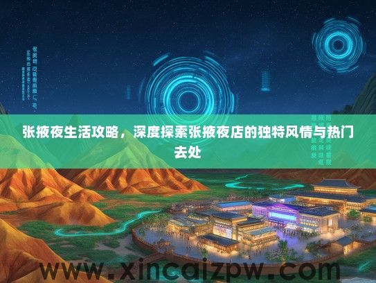 张掖夜生活攻略，深度探索张掖夜店的独特风情与热门去处