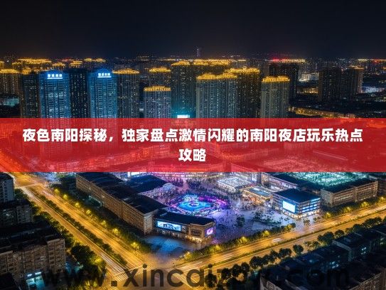 夜色南阳探秘，独家盘点激情闪耀的南阳夜店玩乐热点攻略