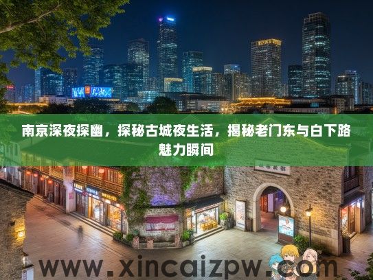 南京深夜探幽，探秘古城夜生活，揭秘老门东与白下路魅力瞬间