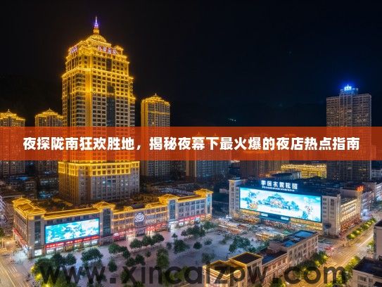 夜探陇南狂欢胜地，揭秘夜幕下最火爆的夜店热点指南