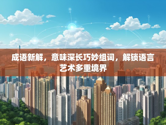 成语新解,意味深长巧妙组词,解锁语言艺术多重境界 成语新解,意味深长巧妙组词,解锁语言艺术多重境界