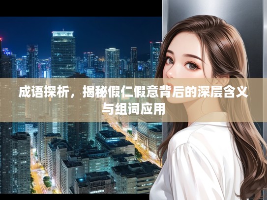 成语探析，揭秘假仁假意背后的深层含义与组词应用