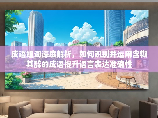 成语组词深度解析，如何识别并运用含糊其辞的成语提升语言表达准确性