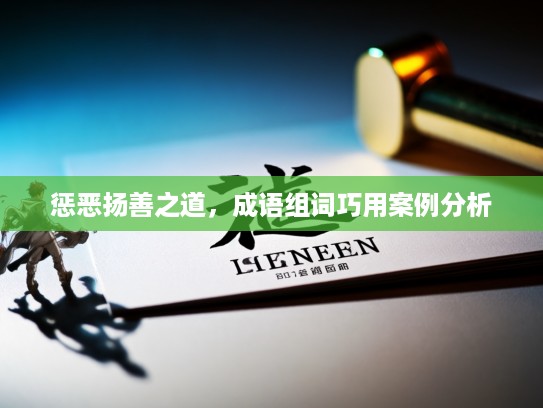 惩恶扬善之道，成语组词巧用案例分析