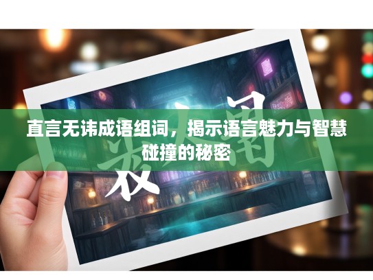 直言无讳成语组词，揭示语言魅力与智慧碰撞的秘密