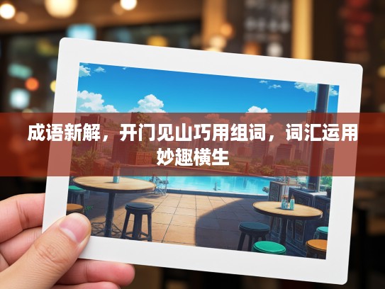 成语新解,开门见山巧用组词,词汇运用妙趣横生 成语新解,开门见山巧用组词,词汇运用妙趣横生