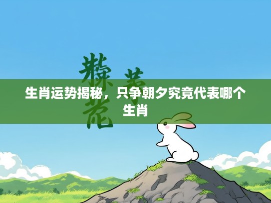 生肖运势揭秘,只争朝夕究竟代表哪个生肖 生肖运势揭秘,只争朝夕究竟代表哪个生肖