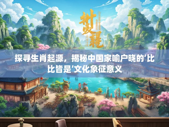 探寻生肖起源,揭秘中国家喻户晓的‘比比皆是’文化象征意义 探寻生肖起源,揭秘中国家喻户晓的‘比比皆是’文化象征意义