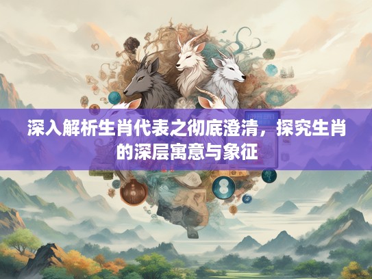 深入解析生肖代表之彻底澄清,探究生肖的深层寓意与象征 深入解析生肖代表之彻底澄清,探究生肖的深层寓意与象征
