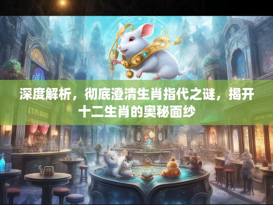 深度解析，彻底澄清生肖指代之谜，揭开十二生肖的奥秘面纱