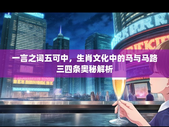 一言之词五可中，生肖文化中的马与马路三四条奥秘解析