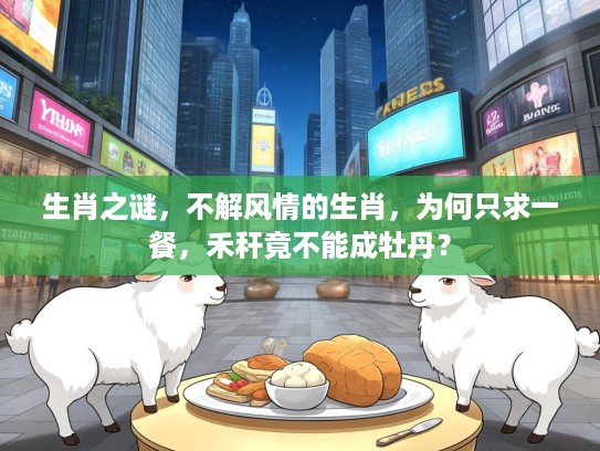 生肖之谜，不解风情的生肖，为何只求一餐，禾秆竟不能成牡丹？