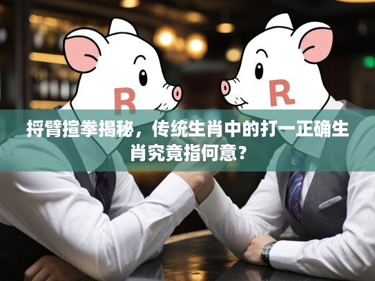 捋臂揎拳揭秘，传统生肖中的打一正确生肖究竟指何意？