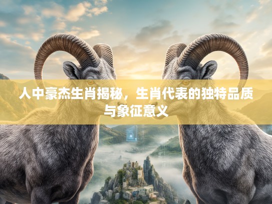 人中豪杰生肖揭秘，生肖代表的独特品质与象征意义