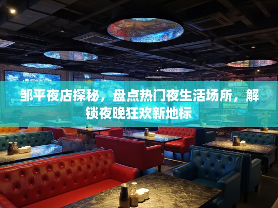 邹平夜店探秘，盘点热门夜生活场所，解锁夜晚狂欢新地标