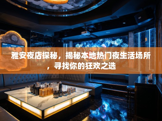 雅安夜店探秘，揭秘本地热门夜生活场所，寻找你的狂欢之选