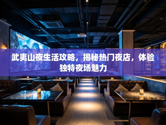 武夷山夜生活攻略，揭秘热门夜店，体验独特夜场魅力
