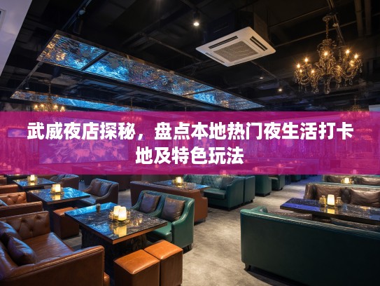 武威夜店探秘，盘点本地热门夜生活打卡地及特色玩法