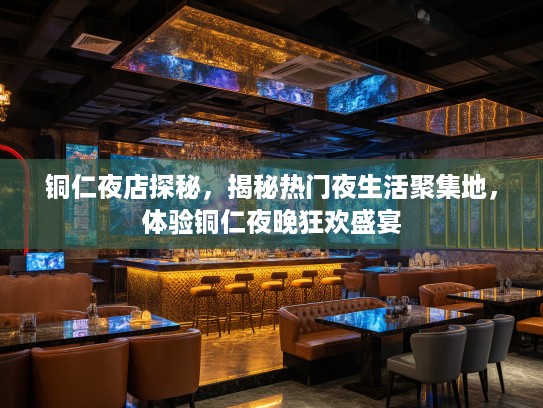 铜仁夜店探秘，揭秘热门夜生活聚集地，体验铜仁夜晚狂欢盛宴