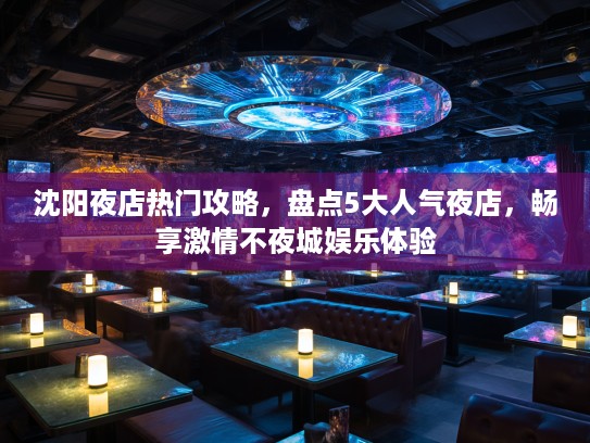 沈阳夜店热门攻略，盘点5大人气夜店，畅享激情不夜城娱乐体验