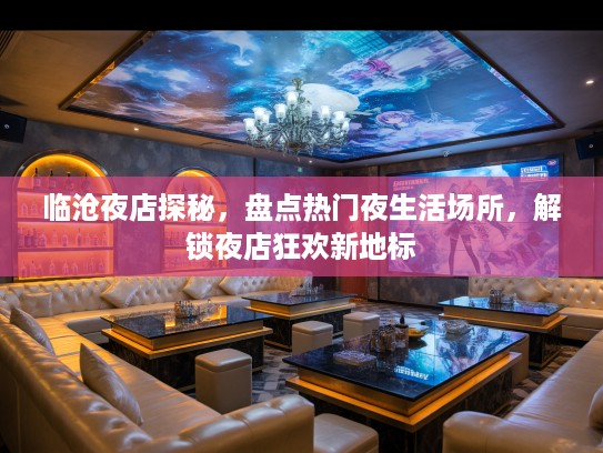 临沧夜店探秘，盘点热门夜生活场所，解锁夜店狂欢新地标