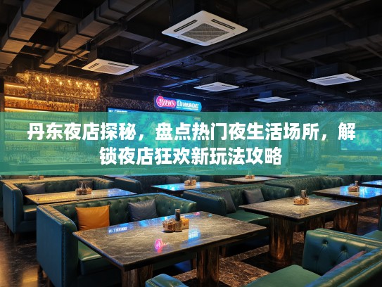 丹东夜店探秘，盘点热门夜生活场所，解锁夜店狂欢新玩法攻略