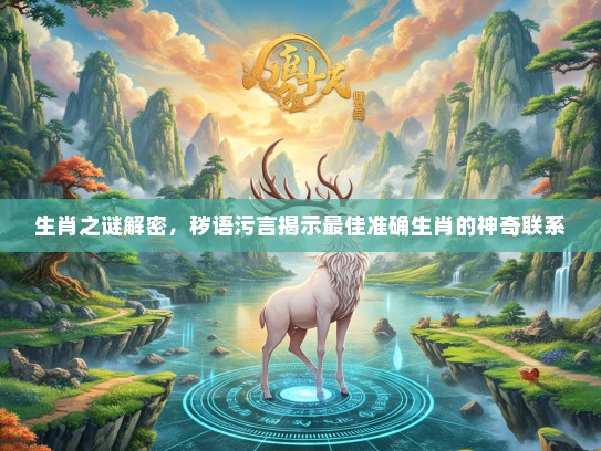 生肖之谜解密，秽语污言揭示最佳准确生肖的神奇联系