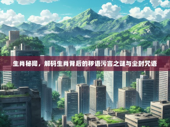 生肖秘闻，解码生肖背后的秽语污言之谜与尘封咒语