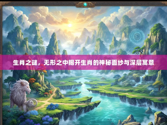 生肖之谜，无形之中揭开生肖的神秘面纱与深层寓意