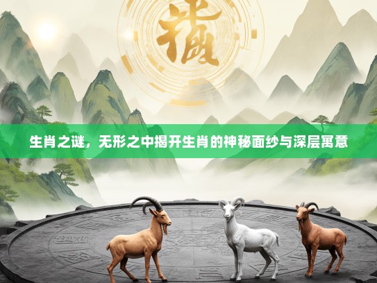 生肖之谜，无形之中揭开生肖的神秘面纱与深层寓意
