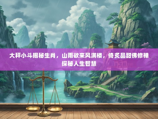 大秤小斗揭秘生肖，山雨欲来风满楼，倚炙品甜佛修禅探秘人生智慧