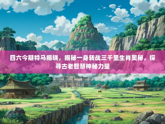 四六今期特马揭晓，揭秘一身转战三千里生肖奥秘，探寻古老智慧神秘力量