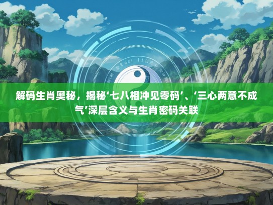 解码生肖奥秘，揭秘‘七八相冲见零码’、‘三心两意不成气’深层含义与生肖密码关联