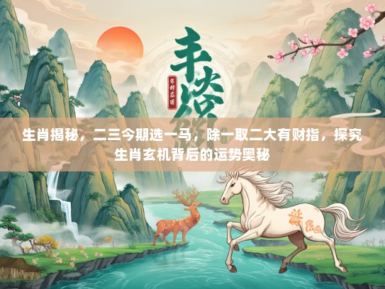 生肖揭秘，二三今期选一马，除一取二大有财指，探究生肖玄机背后的运势奥秘