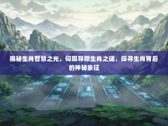 揭秘生肖智慧之光,伺瑕导隙生肖之谜,探寻生肖背后的神秘象征 揭秘生肖智慧之光,伺瑕导隙生肖之谜,探寻生肖背后的神秘象征