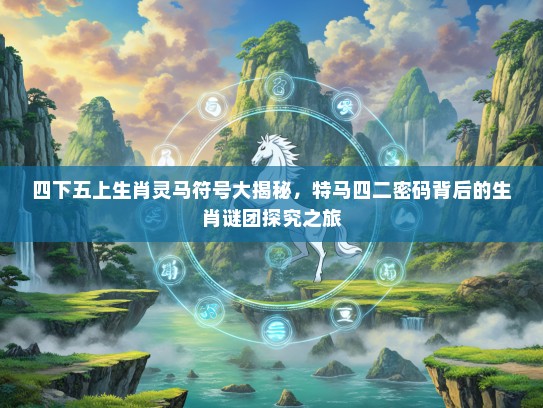 四下五上生肖灵马符号大揭秘，特马四二密码背后的生肖谜团探究之旅