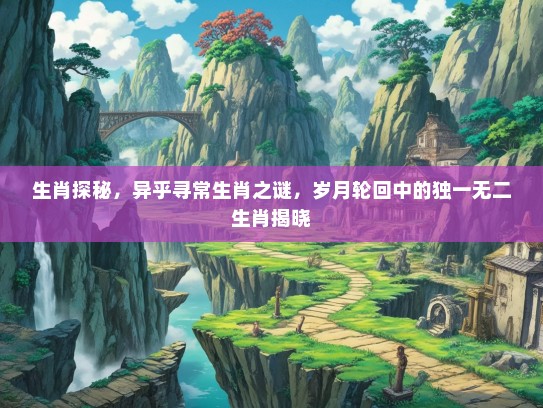 生肖探秘，异乎寻常生肖之谜，岁月轮回中的独一无二生肖揭晓