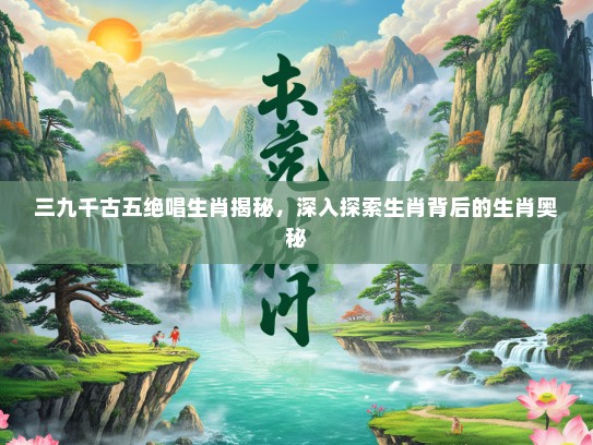 三九千古五绝唱生肖揭秘，深入探索生肖背后的生肖奥秘
