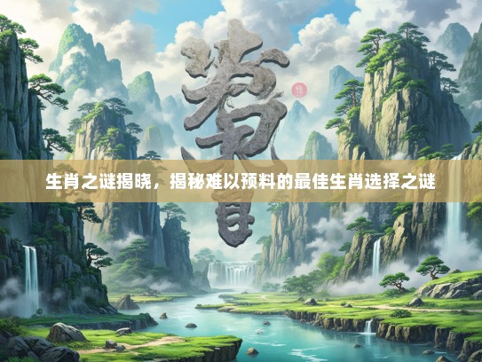 生肖之谜揭晓，揭秘难以预料的最佳生肖选择之谜