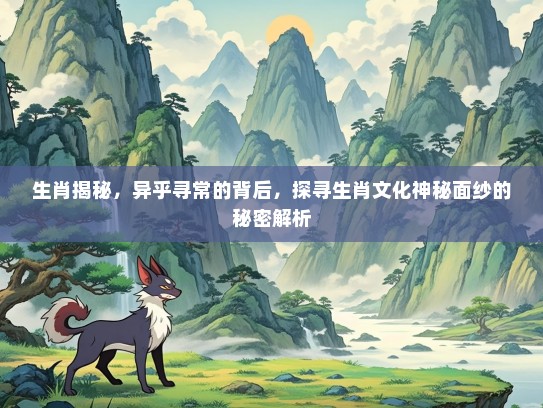 生肖揭秘，异乎寻常的背后，探寻生肖文化神秘面纱的秘密解析