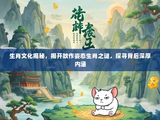 生肖文化揭秘，揭开故作姿态生肖之谜，探寻背后深厚内涵