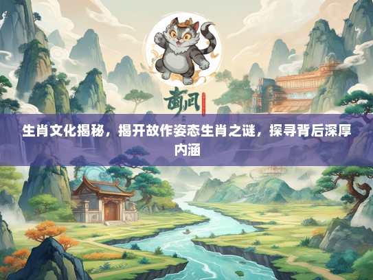 生肖文化揭秘，揭开故作姿态生肖之谜，探寻背后深厚内涵