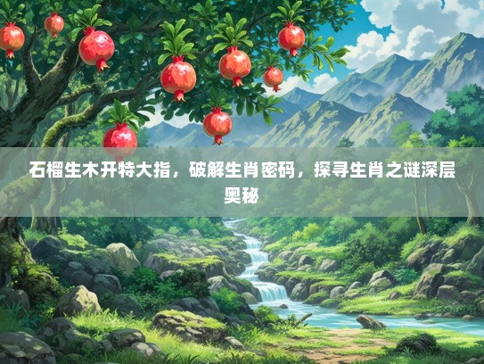 石榴生木开特大指，破解生肖密码，探寻生肖之谜深层奥秘