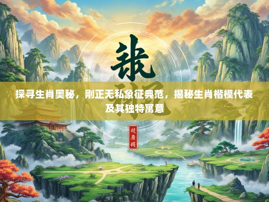 探寻生肖奥秘，刚正无私象征典范，揭秘生肖楷模代表及其独特寓意