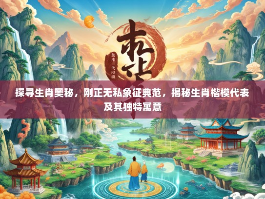 探寻生肖奥秘，刚正无私象征典范，揭秘生肖楷模代表及其独特寓意