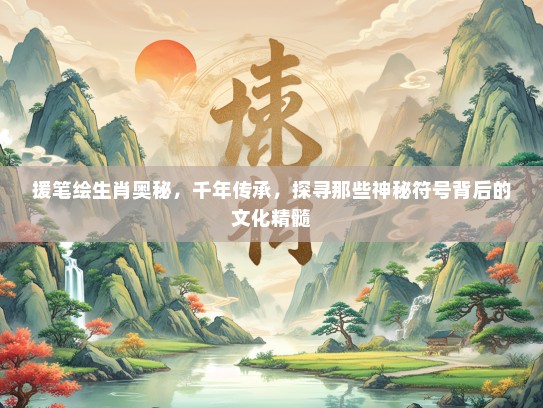 援笔绘生肖奥秘，千年传承，探寻那些神秘符号背后的文化精髓