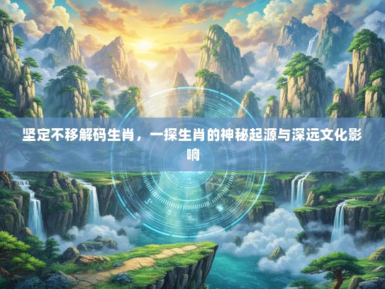 坚定不移解码生肖，一探生肖的神秘起源与深远文化影响