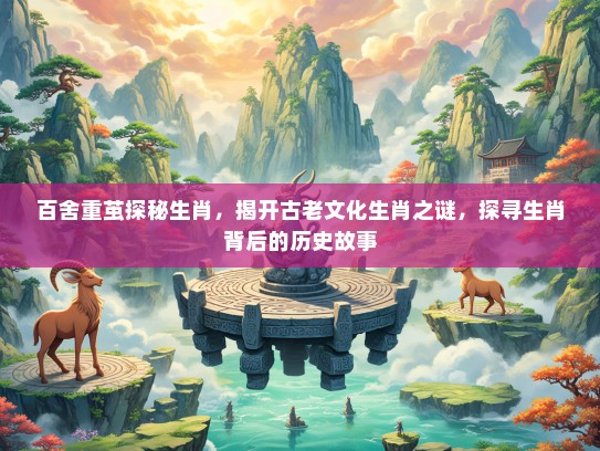 百舍重茧探秘生肖，揭开古老文化生肖之谜，探寻生肖背后的历史故事