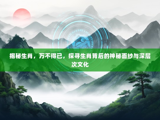揭秘生肖，万不得已，探寻生肖背后的神秘面纱与深层次文化