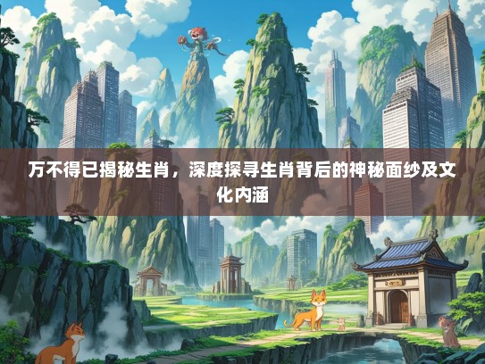 万不得已揭秘生肖，深度探寻生肖背后的神秘面纱及文化内涵